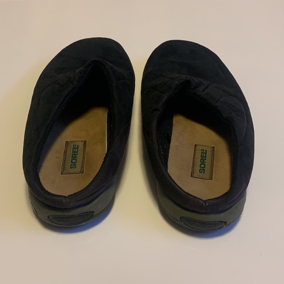 Sorel Black Microsuede Slipper Clogs - Women’s Size 9 - Picture 7 of 8